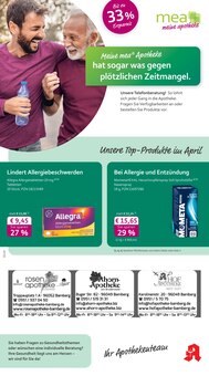 mea - meine apotheke Prospekt Unsere April-Angebote mit 4 Seiten