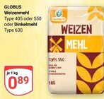 Weizenmehl Type 405 im Angebot bei GLOBUS in Erfurt Weizenmehl Type 405 Angebote von GLOBUS bei GLOBUS Erfurt für 0,89 €