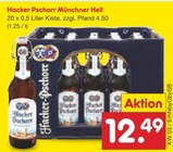 Münchner Hell von Hacker Pschorr im aktuellen Netto Marken-Discount Prospekt für 12,49 €