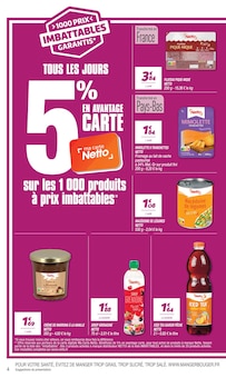 Promotion Marron dans le prospectus Netto, valable du 21/07/2026 au 03/08/2026 Promo Marron dans le catalogue Netto du moment à la page 4
