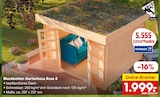 Blockbohlen Gartenhaus Rose 3  im aktuellen Netto Marken-Discount Prospekt für 1.999,00 €