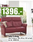 Sofa 2-sitzig Angebote bei Möbel Mahler Siebenlehn Freital für 1.396,00 €