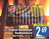 Grillwurst im EDEKA Prospekt Original Nürnberger Rostbratwurst von Kupfer im aktuellen EDEKA Prospekt für 2,69 €