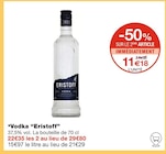 Vodka - Eristoff en promo chez Monoprix Brest à 11,18 €