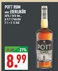 RUM im Angebot bei Marktkauf in Arnsberg RUM Angebote von POTT bei Marktkauf Arnsberg für 8,99 €