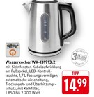 Aktuelles Wasserkocher WK-131913.2 Angebot bei E center in Offenbach (Main) ab 14,99 €