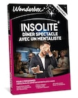 Promo Coffret cadeau Wonderbox Insolite Dîner spectacle avec un mentaliste pour 2 personnes à 159,90 € dans le catalogue Fnac à Aulnay-sous-Bois