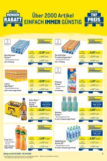 Wasser im METRO Prospekt "Monatsmix April" mit 20 Seiten (Duisburg)