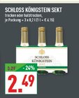 Sekt trocken im Angebot bei Marktkauf in Iserlohn Sekt trocken Angebote von Schloss Königstein bei Marktkauf Iserlohn für 2,49 €