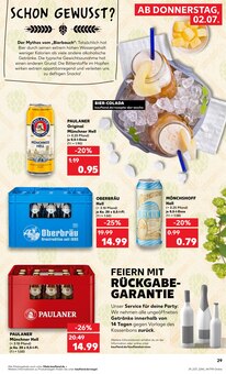 Bier im Kaufland Prospekt "Hier bin ich richtig" mit 64 Seiten (Albstadt)