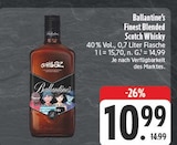 Finest Blended Scotch Whisky Angebote von Ballantine's bei E center Erlangen für 10,99 €