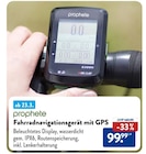 Fahrradnavigationsgerät mit GPS Angebote von prophete bei ALDI Nord Salzgitter für 99,99 €