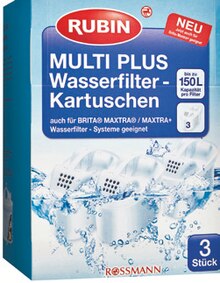 Wasserfilter-Kartuschen Multi Plus bei Rossmann in Saarbrücken Wasserfilter-Kartuschen Multi Plus im Angebot bei Rossmann Saarbrücken für 6,99 €