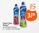 Sirup Kirsche im Angebot bei tegut in Erlangen Sirup Kirsche Angebote von Capri-Sun bei tegut Erlangen für 3,29 €