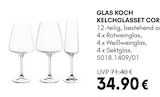 Kelchglasset Cor im Angebot bei HARDECK in Meerbusch Kelchglasset Cor Angebote von Glas Koch bei HARDECK Meerbusch für 34,90 €