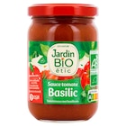 Sauce Tomate - JARDIN BIO ETIC en promo à 1,49 € chez Carrefour Sauce Tomate - JARDIN BIO ETIC dans le catalogue Carrefour