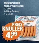 Wiener Würstchen von Metzgerei Reiß im aktuellen V-Markt Prospekt