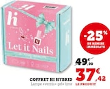 Coffret Let it Nails - hi hybrid - Super U à Marseille Coffret Let it Nails - hi hybrid en promo chez Super U Marseille à 37,42 €