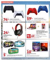 Prix et réduction Manette Xbox dans le prospectus Auchan Hypermarché en cours Offre Manette Xbox dans le catalogue Auchan Hypermarché du moment à la page 108