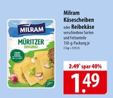 Käsescheiben oder Reibekäse bei famila Nordost im Teterow Prospekt für 1,49 €