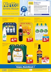 Aktueller Netto Marken-Discount Prospekt mit Jack Daniels, "DER ORT, AN DEM DU IMMER AUSGEZEICHNETE PREISE FINDEST.", Seite 1