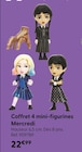 Coffret 4 mini-figurines Mercredi - Mercredi dans le catalogue La Grande Récré