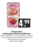 Gefriergetrocknete Erdbeeren Angebote von Simply Raw bei Hieber Freiburg für 4,99 €