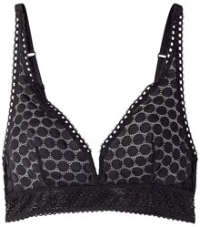 SOUTIEN-GORGE TRIANGLE FOULARD EN DENTELLE - Monoprix à Créteil SOUTIEN-GORGE TRIANGLE FOULARD EN DENTELLE en promo chez Monoprix Créteil à 19,59 €