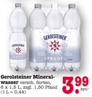 Mineralwasser Angebote von Gerolsteiner bei E center Rastatt für 3,99 €