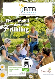 Aktueller BTB Rehamed GmbH Sanitätshaus Sanitätshäuser Prospekt für Oberderdingen: Fit und mobil durch den Frühling mit 6} Seiten, 13.03.2025 - 31.05.2025