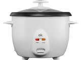 MediaMarkt Saturn - ORI 1140 Reiskocher (400 Watt, Weiß) Angebot im Prospekt ORI 1140 Reiskocher (400 Watt, Weiß) bei MediaMarkt Saturn im Prospekt "" für 23,99 €