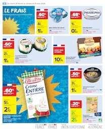 Prix et réduction Philadelphia dans le prospectus Carrefour Market en cours Offre Philadelphia dans le catalogue Carrefour Market du moment à la page 40