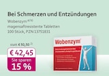 mea - meine apotheke - Wobenzym Angebot im Prospekt Wobenzym bei mea - meine apotheke im Prospekt "" für 42,45 €