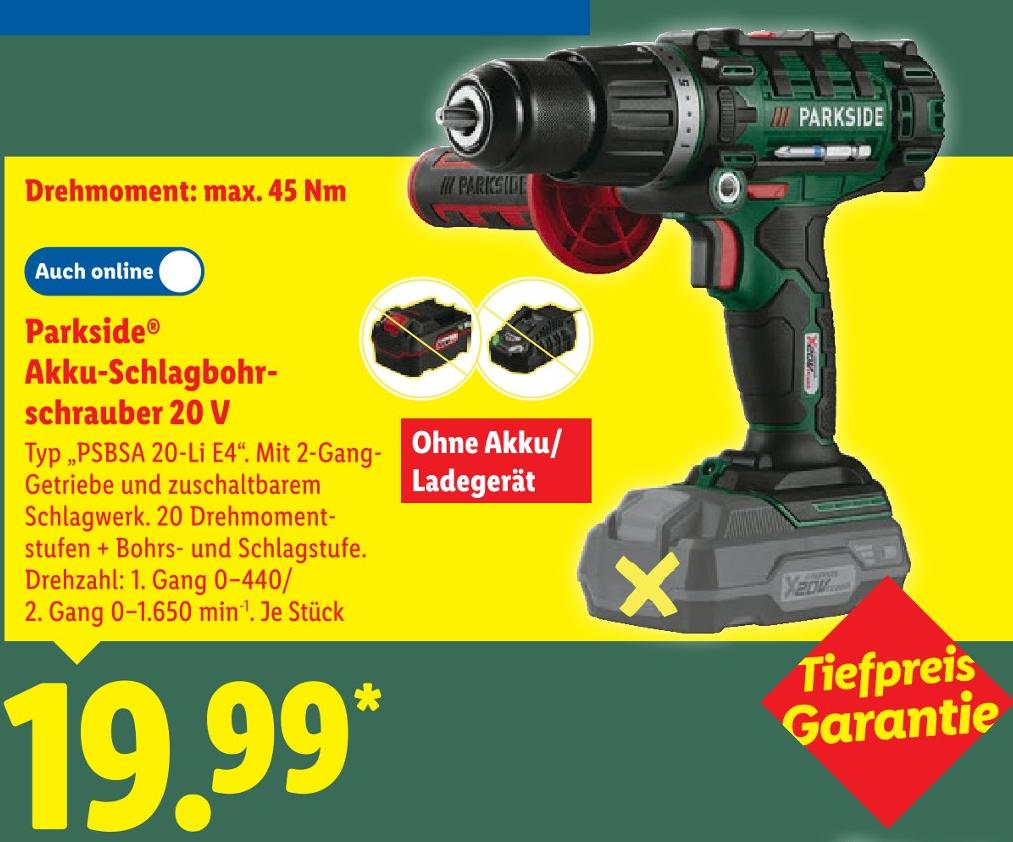 Akku-Schlagbohrschrauber 20 V