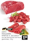 Aktuelles Zarte Rouladen, Braten o. Gulasch Angebot bei EDEKA in Bottrop ab 1,59 €