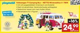 Volkswagen T1 Camping Bus - NETTO Winteredition II 71814 Angebote von Playmobil bei Netto Marken-Discount Göttingen für 24,99 €