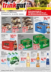Aktueller Trinkgut Getränkemarkt Prospekt in Altomünster und Umgebung, "Größter Getränkemarkt in Dasing!" mit 4 Seiten, 14.07.2025 - 19.07.2025