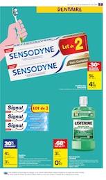 Offre Sensodyne dans le catalogue Carrefour Market du moment à la page 9