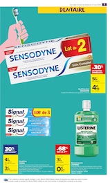 Promo Listerine dans le catalogue Carrefour Market du moment à la page 9