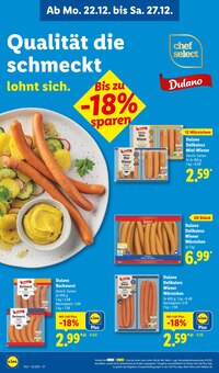 Wiener Würstchen im aktuellen Lidl Prospekt (Dresden) Wiener Würstchen im Lidl Prospekt "LIDL LOHNT SICH" mit 57 Seiten (Dresden)