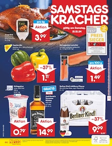 Jack Daniels im Netto Marken-Discount Prospekt "Aktuelle Angebote" mit 56 Seiten (Oranienburg)