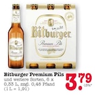 Aktuelles Bitburger Premium Pils Angebot bei E center in Dreieich ab 3,79 €