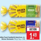 Sandwich Körner Harmonie Angebote von Golden Toast bei Marktkauf Sindelfingen für 1,49 €