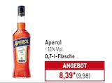 Aperol Angebote bei METRO Ulm für 9,98 €