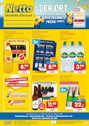 Aktueller Netto Marken-Discount Prospekt mit Mineralwasser, "DER ORT, AN DEM DU IMMER AUSGEZEICHNETE PREISE FINDEST.", Seite 1