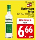 Moskovskaya Vodka im aktuellen EDEKA Prospekt für 6,66 €