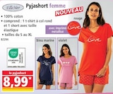Norma Mulhouse - Promo Pyjashort femme Promo Pyjashort femme à 8,99 € dans le catalogue Norma à Mulhouse