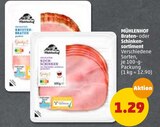 Braten- oder Schinkensortiment Angebot im Penny-Markt Prospekt Braten- oder Schinkensortiment im Penny-Markt Prospekt zum Preis von 1,29 €