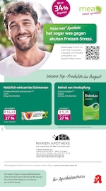 mea - meine apotheke Apotheken Prospekt der aktuellen Woche mit 4 Seiten, gültig von 01.08.2026 bis 31.08.2026, in Herbertingen und Umgebung Aktueller mea - meine apotheke Apotheken Prospekt in Herbertingen und Umgebung, "Unsere August-Angebote" mit 4 Seiten, 01.08.2026 - 31.08.2026