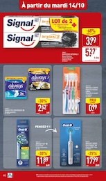 Prix et réduction Always dans le prospectus Aldi en cours Offre Always dans le catalogue Aldi du moment à la page 22